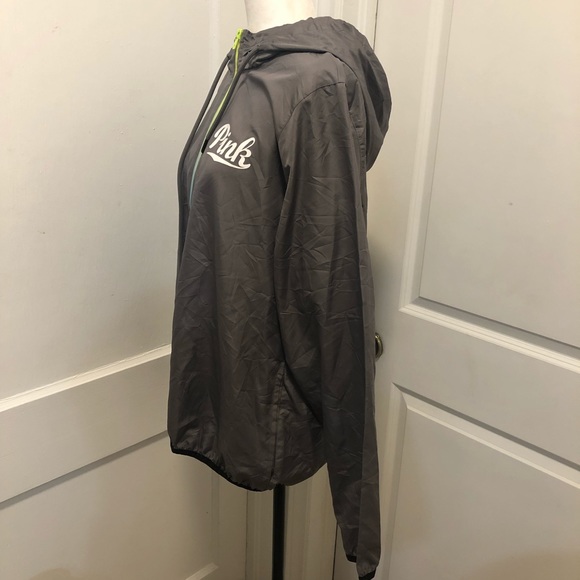 Pink by Victoria’s Secret ladies windbreaker light jacket size medium - Picture 3 of 4